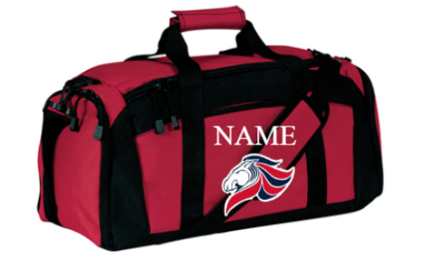 Embroidered Duffel Bag (Personalized with name)