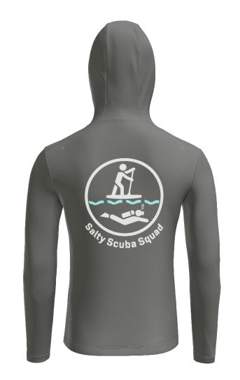 Sport-Tek® Posi-UV® Pro Long Sleeve Hoodie - Grey