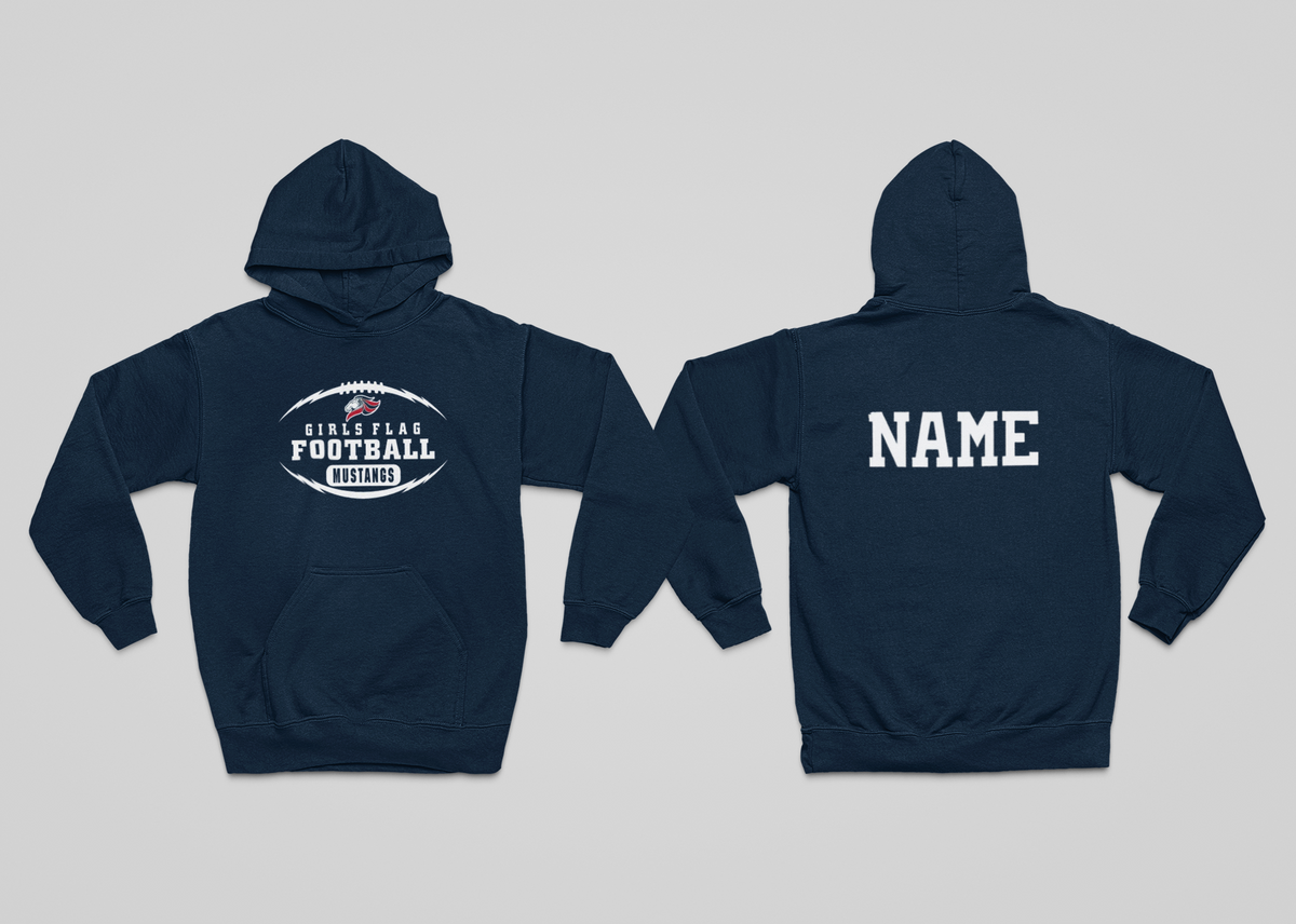 Girls Flag Football Hoodie