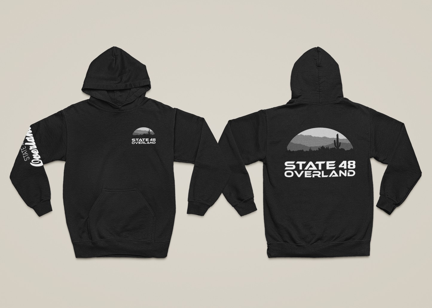 Grey Camo State 48 Overland Hoodie