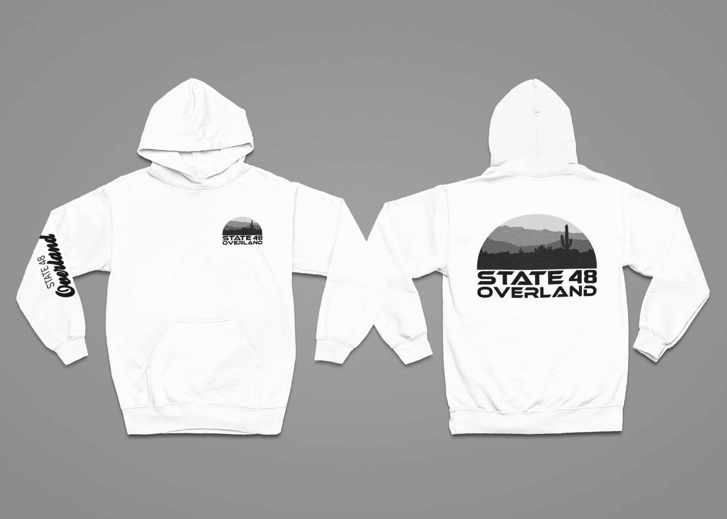 Grey Camo State 48 Overland Hoodie