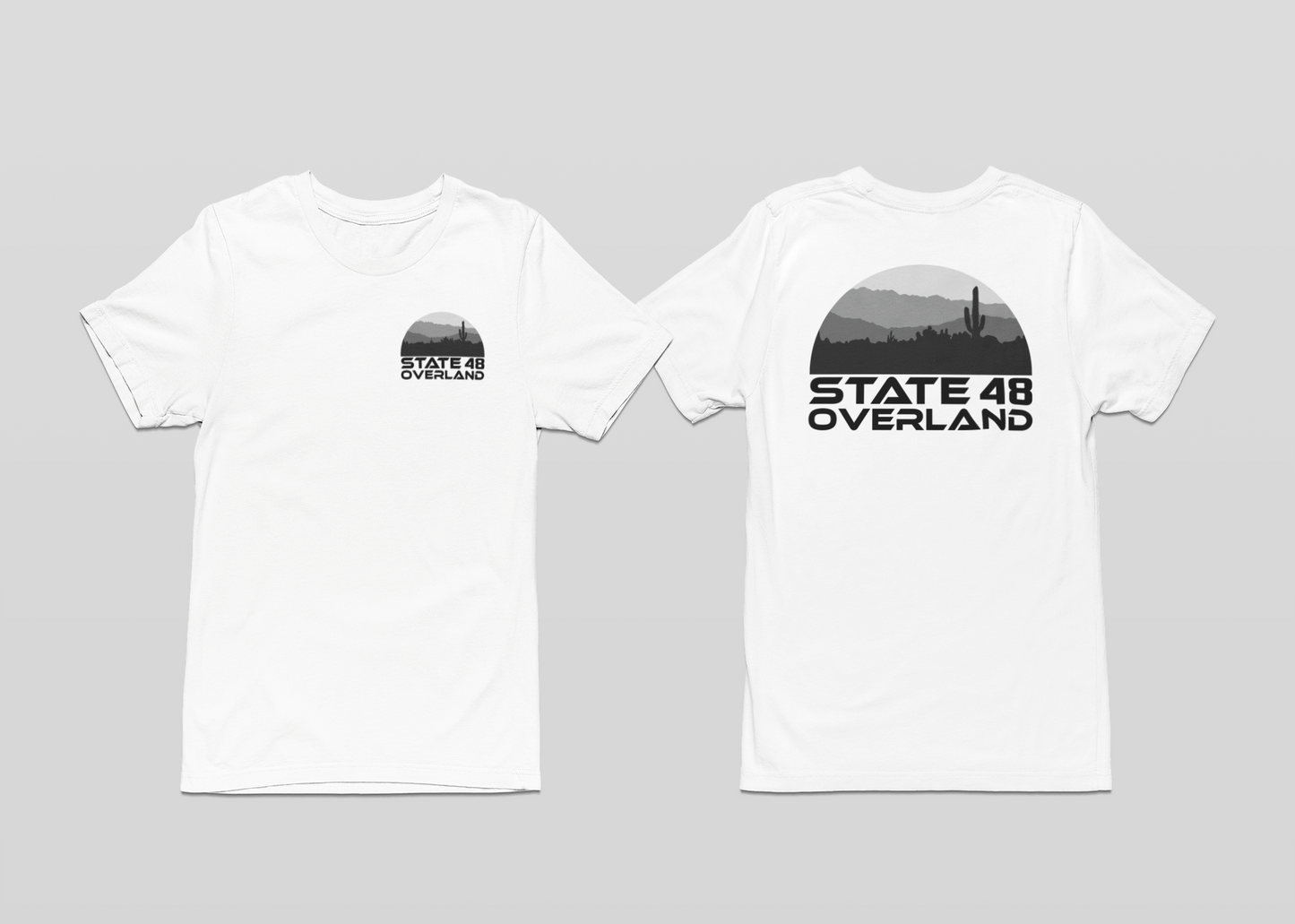 Grey Camo State 48 Overland Unisex T-shirt