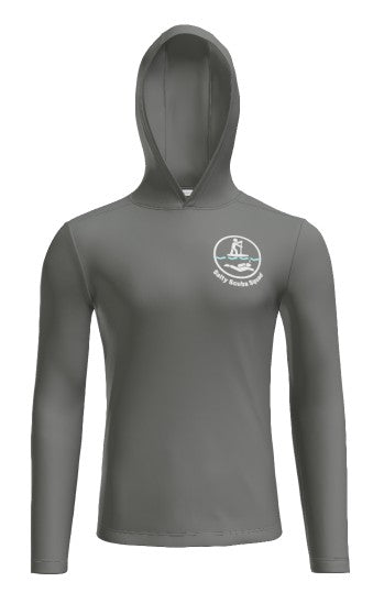 Sport-Tek® Posi-UV® Pro Long Sleeve Hoodie - Grey