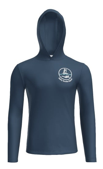 Sport-Tek® Posi-UV® Pro Long Sleeve Hoodie - Navy