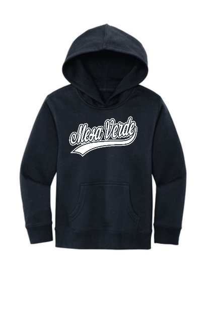 Youth Mesa Verde Cursive logo Hoodie