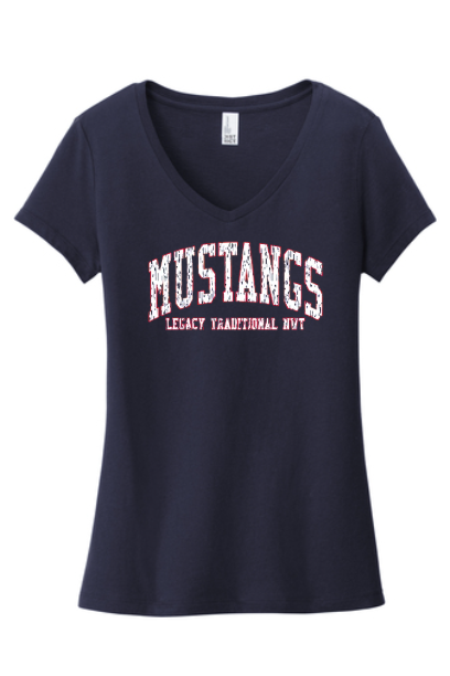 Distressed Ladies V-neck (Not for students!)