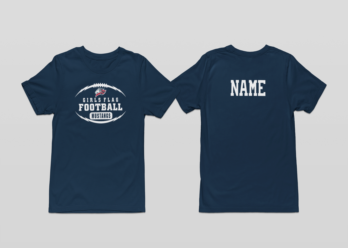 Girls Flag Football Tshirt