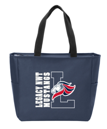 Large Canvas Zip Tote