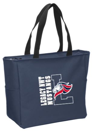 Large Canvas Zip Tote