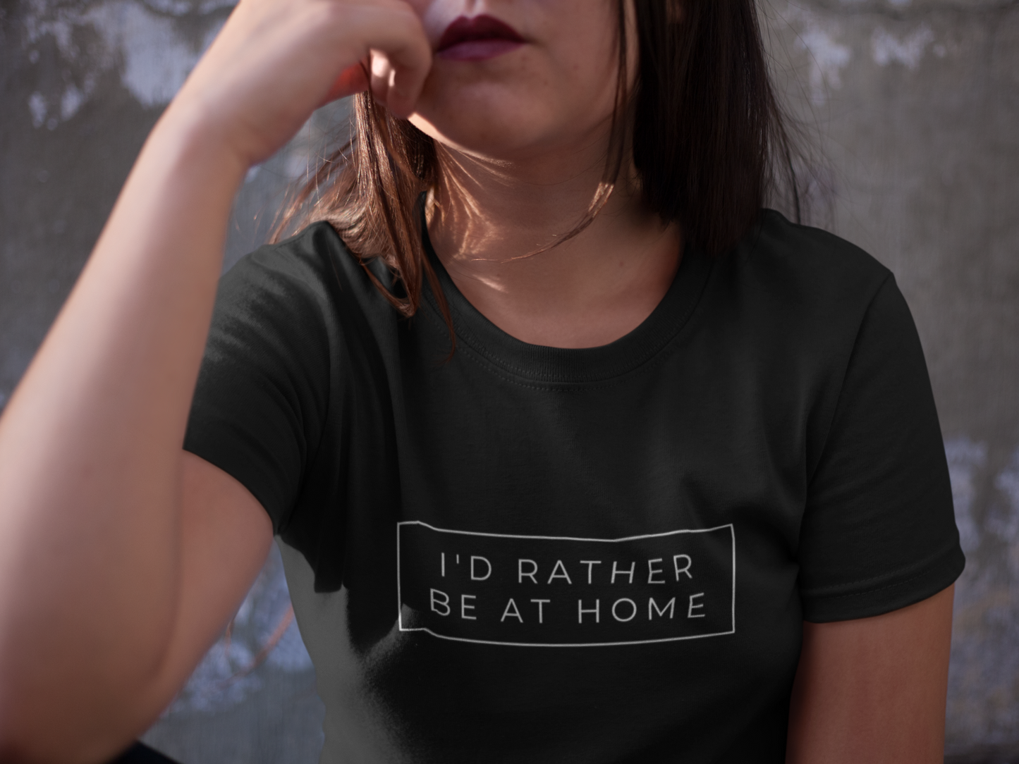 I'd Rather Be At Home Unisex T-shirt